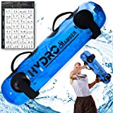 HYDRO POWER CHAMBER Aqua Bag - Fitness Sandbag with Water, Adjustable Weight, Portable Home Gym Equipment for Full Body Core and Balance Training, Complimentary Workout Chart Included