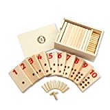 Montessori Peg Board Toys - Toddler Learning Toys - Counting Wooden Toys  Math Manipulatives  Numbers for Todders  Montessori Toys for 3 Year Old & Kindergarten Learning Activities