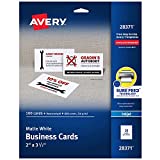 Avery Ink-Jet Printer White Business Cards (28371)