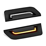 WinPower LED Side Marker Light Turn Signal Light Compatible with 2021 2022 Ford Bronco Sport Dual Color Light with Smoked Lens