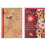 Hallmark Mahogany Pack of 2 Religious Thank You Cards, Nurses Day Cards (Blessed)