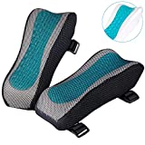 BEAUTRIP Ergonomic Armrest Pads- Office Chair Arm Rest Cover Pillow - Elbow Support Cushion for Computer, Gaming and Desk Chairs (Set of 2)