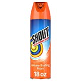 Shout Advanced Foaming Grease and Oil Laundry Stain Remover for Clothes, 18 oz