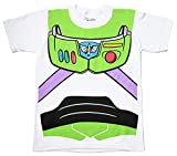 Toy Story Buzz Lightyear Astronaut Costume Adult T-Shirt (XXX-Large) White