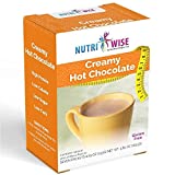 NutriWise - Classic Hot Chocolate | Healthy Diet Drink | High Protein, Gluten Free, Low Carb, Low Calorie, Trans Fat Free, Cholesterol Free (7/Box)