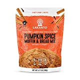 Lakanto Sugar Free Pumpkin Spice Muffin and Bread Mix - Sweetened with Monk Fruit, Keto Diet Friendly, Gluten Free, Dairy Free, 2g Net Carbs - Makes 12 Muffins