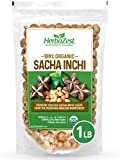 Sacha Inchi Seeds Organic - Premium Nutritious Superfood - Complete Protein, Fiber & Omega Packed - Vegan, Gluten Free & USDA Certified - 16oz (454g) - Perfect for Snacks, Baked & Non-Baked Goods