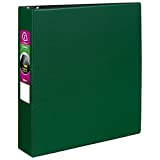 Avery 27553 Durable Binder with Slant Rings, 11 x 8 1/2, 2", Green