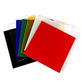Forged Acrylics 1/8" Cast Acrylic Sheet Variety Pack, 3 x 3 Inch Nominal (7 Sheets of .118")