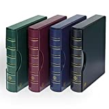 Lighthouse Black Classic Grande 3-Ring Binder with Slipcase Storage Case for Coins, Stamps, Currency, Bank Notes, Documents, and Other Collectibles - Pages Sold Separately