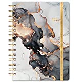 Planner 2023 - 2023 Planner/Calendar, Jan.2023 - Dec.2023, 2023 Planner Weekly and Monthly with Tabs, 6.3" x 8.4", Hardcover with Back Pocket + Thick Paper + Twin-Wire Binding, Daily Organizer - Black Waterink