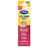Dr. Scholls Moleskin Plus Padding Roll (24" x 4 5/8") / All-Day Pain Relief and Protection from Shoe Friction with Soft Padding That Conforms to the Foot and Can Be Cut To Any Size
