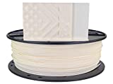 3D Fuel Pro PLA (PLA+) 3D Printing Filament, Made in USA with High Impact Strength & Dimensional Accuracy +/- 0.02 mm, 1 kg (2.2 lbs) 1.75mm Spool in Bone White