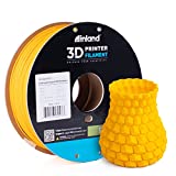 Inland PLA 3D Printer Filament 1.75mm - Dimensional Accuracy +/- 0.03mm - 1kg Cardboard Spool (2.2 lbs)  Fits Most FDM/FFF Printers  Odor Free, Clog Free Filaments - Gold