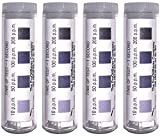 FryOilSaver Chlorine Test Strips for Restaurants, Precision Chlorine Test Paper, 4 x Vials of 100 Chlorine Sanitizer Test Strips, 10-200 ppm, Chlorine Test Strips, FMP 142-1362