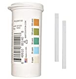 Restaurant Chlorine Sanitizer Plastic Test Strips, 0-200 ppm [Moisture Wicking Vial of 100 Strips]