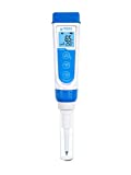 Apera Instruments Premium-Series PH60S Food pH Pocket Tester Kit, Swiss Spear pH Electrode, 0.01 pH Accuracy, -2.00-16.00 pH Range (AI313)