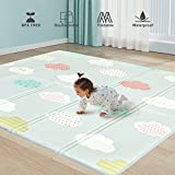 Uanlauo Baby Play Mat,71x59inch Play Mat for Baby,Foldable Kids Play Mat, Foam Play Mat,Infant Play Mat,Waterproof Crawling Mat,Edge Reinforcement Mat