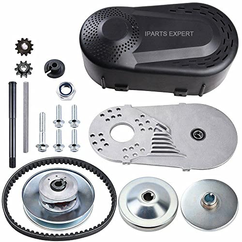 212CC Torque Converter 6.5 HP 3/4" Go Kart Mini Bike Comet Clutch 10T 40/41 and 12T 35 Chain Predator Driver Pulley Replacement Set - 30 Series