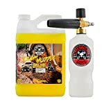 Chemical Guys EQP339 TORQ Professional Foam Cannon & Tough Mudder Truck Wash, Off Road ATV Heavy Duty Soap, 128 fl oz (1 Gallson), Lemon Scent