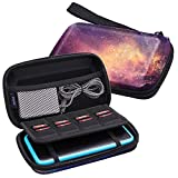 Fintie Carrying Case for Nintendo 2DS XL/New 3DS XL LL, Protective Hard Shell Portable Travel Cover Pouch for New 3DS XL LL/New 2DS XL Console with Slots for Games & Inner Pocket (Galaxy)