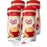 Coffee mate The Original Powder Creamer, 11 oz (Pack of 4) with By The Cup Scoop