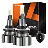 SEALIGHT 880 LED Fog Light Bulbs or DRL, 6000K Xenon White, 30W Super Bright, 885 893 899 Fog Light, Can-bus Error Free, Plug and Play, 360-degree Illumination, Pack of 2