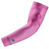 Stromguard Compression Sports Arm Sleeve Digital Camo Baseball Football Basketball - (One Arm Sleeve) (Adult X-Large, 12 - Breast Cancer Pink)