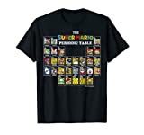 Super Mario Periodic Table Of Characters Graphic T-Shirt T-Shirt