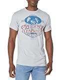 Liquid Blue unisex adult Creedence Clearwater Revival Travelin' Band T-shirt T Shirt, Grey, X-Large US