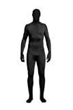 Full Bodysuit Unisex Spandex Stretch Adult Costume Zentai Disappearing Man Body Suit (X-Large, Black)