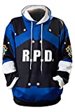 Leon Kennedy Hoodie Jacket 3D Print Cosplay Sweatshirt (XX-Large, Hoodie3)