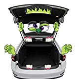 JOYIN Halloween Frankenstein Trunk or Treat Car Archway Garage Decoration with Forehead, Huge Eyes, Ears, Hands, Bolt Nostrils, Fangs, Balloons, and Dot Glue