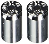 Sickshooter .45 Caliber Shell Valve Stem Caps (SuperChrome), 2 pieces