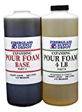 4 Lb. Density Expanding Pour Foam, 2 Part Polyurethane Closed Cell Liquid Foam for Boat and Dock Flotation, Soundproofing, Filling Voids, and Insulation (2 Quart Kit)