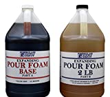 2 Lb Density Expanding Pour Foam, 2 Part Polyurethane Closed Cell Liquid Foam for Boat and Dock Flotation, Soundproofing, Filling Voids, and Insulation (2 Gallon Kit)