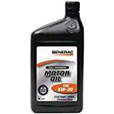 Generac Full Synthetic Motor Oil 5W-30 SN Quart Bottle Part# 0J5140 (qt)