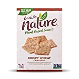 Back to Nature Crackers, Non-GMO Crispy Wheat, 8 Ounce