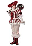 Plus Size Sadistic Clown Costume for Women 2X