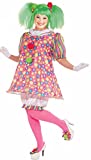 Forum Novelties Women's Tickles Clown Plus Size Costume, Multicolor, Plus