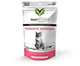 VetriScience Probiotic Everyday For Cats, Digestive Support Supplement, Duck Flavor, 60 Bite Sized Chews - Probiotics And Prebiotics, GI And Immune Support