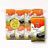 C-WEED SNACK Roasted Seaweed 4g, 24pack, Korean Gim, Winter Harvest