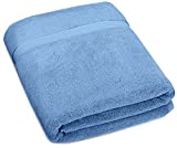 Amazon Brand  Pinzon Heavyweight Luxury Cotton Large Towel Bath Sheet - 70 x 40 Inch, Marine