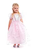 Little Adventures Deluxe Good Witch Dress up Costume (Large Age 5-7) - Machine Washable Child Pretend Play and Party Dress with No Glitter