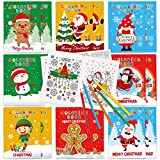 Christmas Activities for Kids Gnome Christmas Coloring Books with 12 Pcs Colored Pencils for Kids Ages 4-8 , Coloring Book Fun for Kids Girls and Boys Holiday Presents and Xmas Party Favors