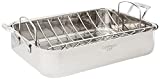 Cuisinart 16-Inch Roaster, Chef's Classic Rectangular Roaster with Rack, Stainless Steel, 7117-16URP1