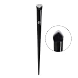 ENERGY Precision Concealer Brush Under Eye Nose Contour Foundation Brush for Liquid Cream Foundation Powder Eyebrow Concealer Blending Baking Buffing Vegan Premium Synthetic Makeup Brush Black