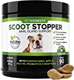 Pet Honesty Scoot Stopper - Digestion & Health Supplement for Dogs - Dog Anal Gland Support, Diarrhea & Bowel Support, Fiber & Dog Probiotics and Digestive Enzymes (90 ct)