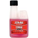 STA-BIL Storage Fuel Stabilizer - Guaranteed To Keep Fuel Fresh Fuel Up To Two Years - Effective In All Gasoline Including All Ethanol Blended Fuels - For Quick, Easy Starts, 4 fl. oz. (22205) , Red