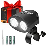 RVZHI Grill Light BBQ Accessories: Grilling Gifts for Men Christmas Stocking Stuffers, Smoker Grilling Accessories for Outdoor Grill, BBQ Light with Two Brightness Settings, 3 Batteries Included